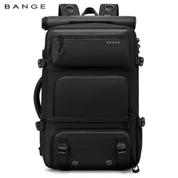 BANGE Expandable Men's Backpack Waterproof 17.3 in Laptop Backpack Man Large Capacity Hiking Travel Bag Male Backpacks for Men
