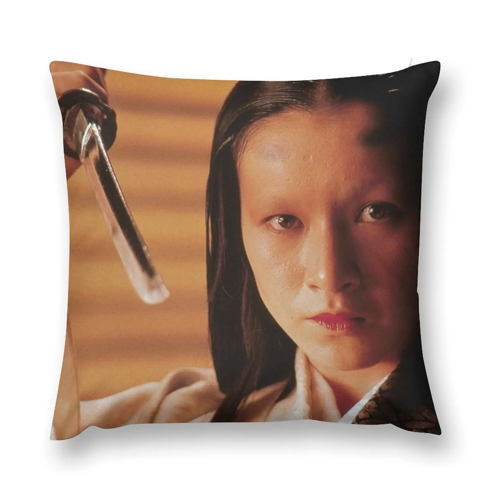 Lady Kaede - Mieko Harada - Akira Kurosawa - Ran Shakespeare King Lear Throw Pillow Cushions For Sofa ornamental pillows pillow