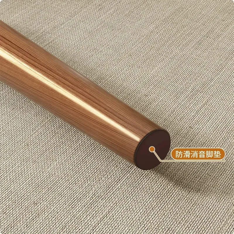 for Small Round Solid Wood Side Table Modern Light Luxury Coffee Table for Bedroom Living Room Bay Window Simple Household
