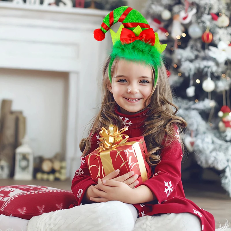 Feliz natal decorações para casa árvore de natal bandana acessórios para o cabelo natal decoração de ano novo