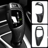 Carbon Fiber Texture for BMW F30 F10 F15 F07 F20 F21 F22 F32 F34 F35 5GT Car Gear Shift Panel Frame Gear Knob Cover Head Trim