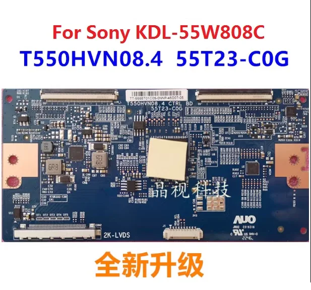 Imagem -02 - Yqwsyxl Tcon Logic Board para Sony Kdl55w808c tv T550hvn11.4 Ctrl bd 55t23-c0g 55t23-cog 100 Novo