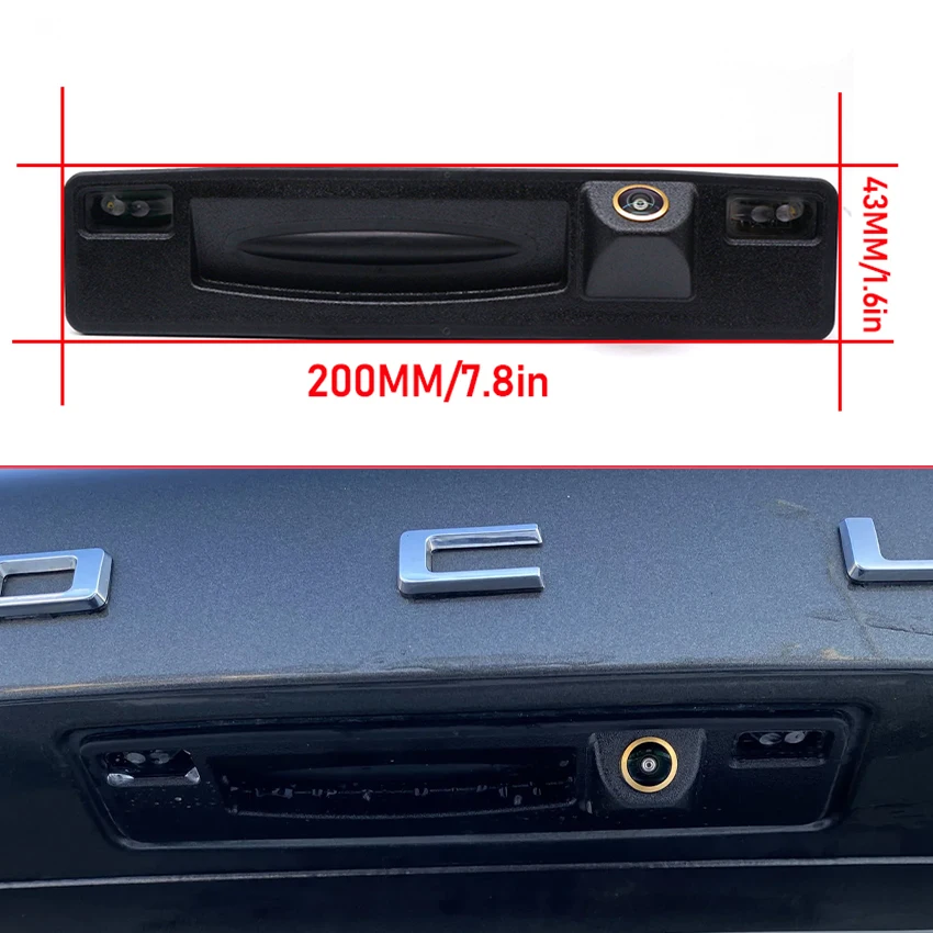 AHD 1080P 170° HD Rear View Camera For Ford Puma 2019 2020 2021 (SYNC3) Car Trunk Handle Cameras Parking Accessories Monitor