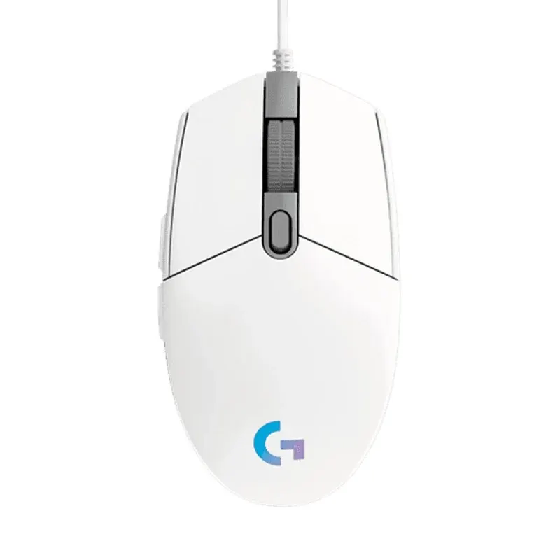 Logitech G102 Chuột Ban Đầu Ergonomic Chuột Quang 8000Dpi 16.8M Màu LED Tùy Chỉnh 6 Nút Có Dây PC Chơi Game Phụ Kiện