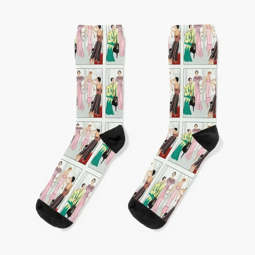 

Art Deco Nightdresses (1931) by Maggy Rouff and Premet Socks Stockings compression Argentina Socks Man Women's