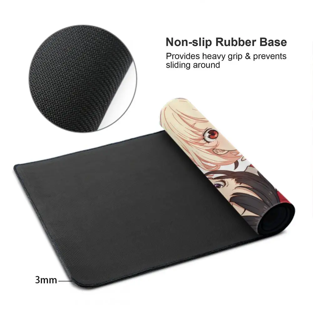 Lycoris Recoil Mouse Pad Large Computer Mousepad Office 1000x500mm XXL Pc Gamer Non-slip Rubber Keyboard Deskmat