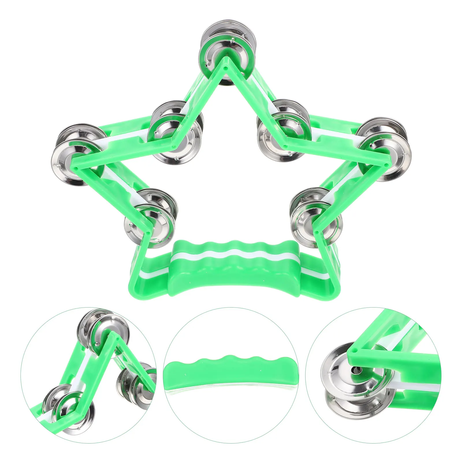 

Pentagram Hand Bells Kids Music Rhythm Percussion Instruments Shaking Rattle Educational Play Cheerful Party Props Handheld