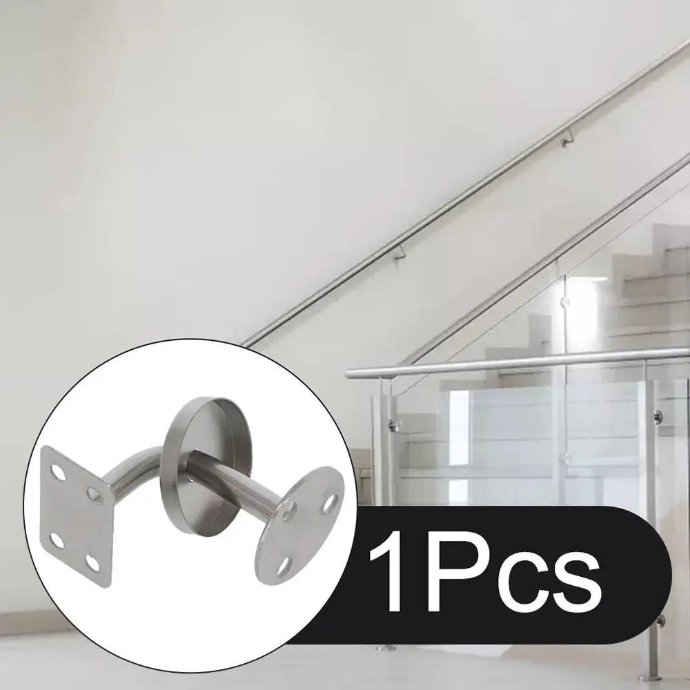 1Pcs Wall Support Handrail Bracket Stair Railing Guardrail Stainless Steel Hand Rail Holder 60x60mm Home Decoration Accessories