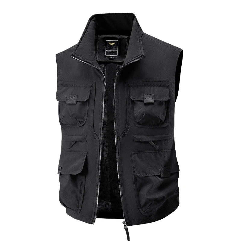 

Breathable Quick Drying Vest Large Men's Workwear Multiple Pockets Jacket Middle-aged and Young Casual Outdoor Fishing Vest
