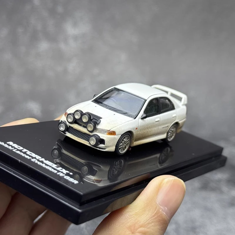 

Масштаб 1/64 Lancer EVO IV четвертого поколения, грязевое издание, имитация сплава, модель автомобиля, статический дисплей, Коллекционная игрушка, подарок, сувенир