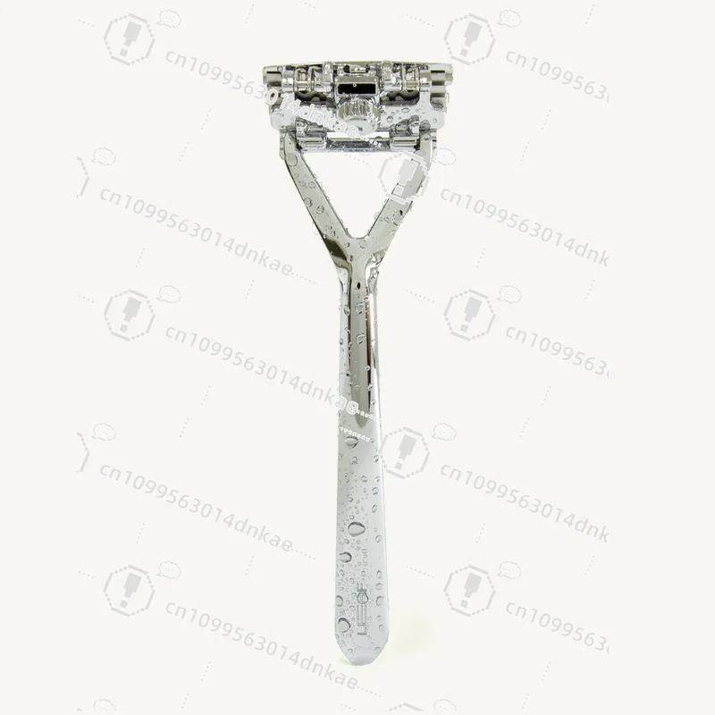 Razor Change Blade Three-layer Razor Razor Bald Head Artifact (stainless Steel)