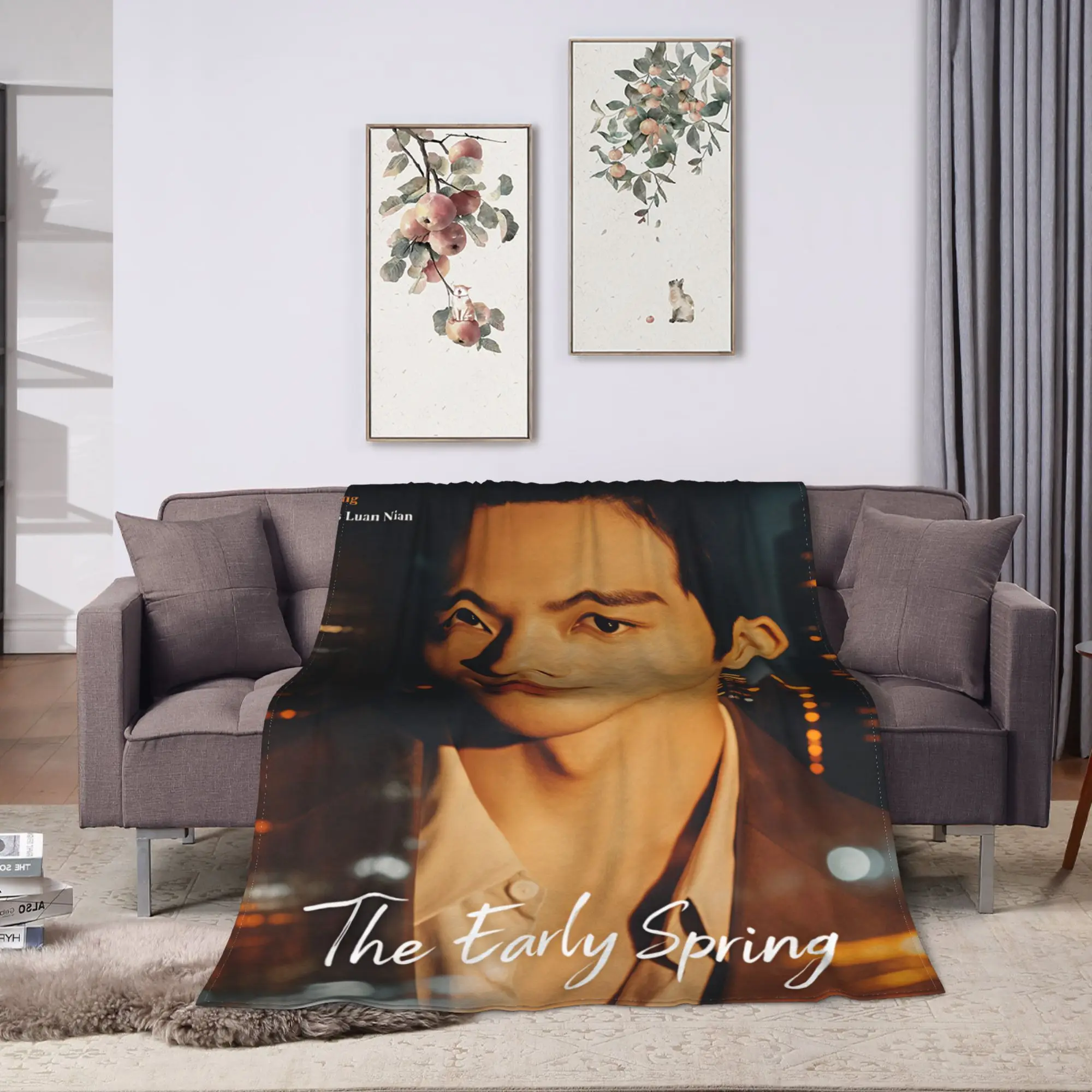 The Early Spring Blankets Quality Super Warm C Drama Throw Blanket Winter Girls Boys Couch Bed Graphic Bedspread