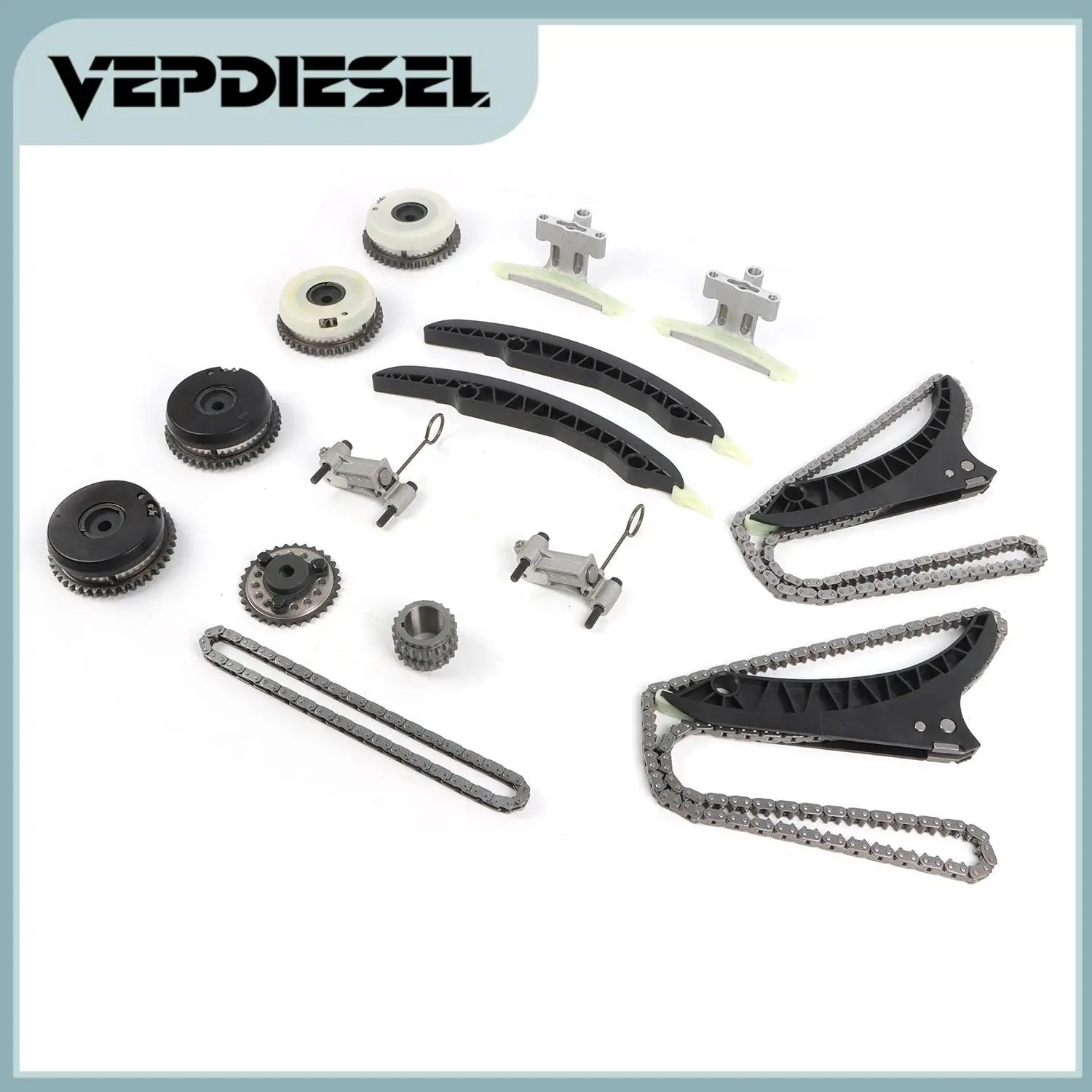 

Timing Chain Kit & Camshaft VVT Gear for BMW 550i 750i X5 X6 F10 E70 E71 N63B44A S63B44A N63M20A 4.4L V8 DOHC TURBO