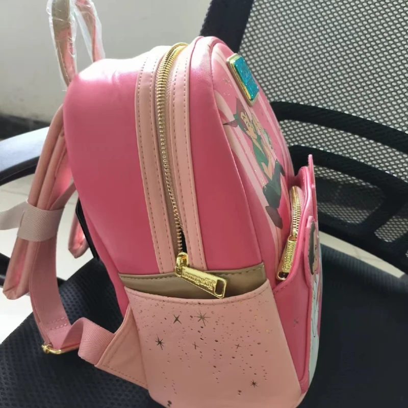 

Новый мини-рюкзак Disney X Loungefly с дизайном Питера Пэна, Тинкербелл и Венди, модный подарок для фанатов Диснея и для повседневного использования