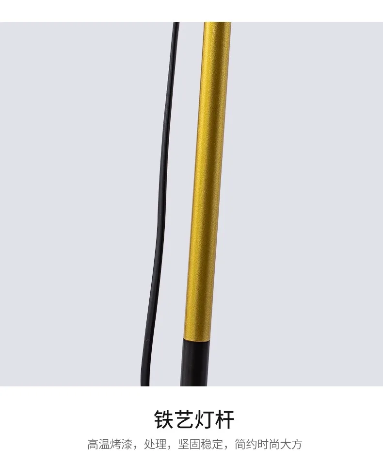 Floor Lamp Simple Floor Lamp Floor Light Wrought Iron LED Standing Lamp Adjustable Lamp Head Standing Reading Light for Living R