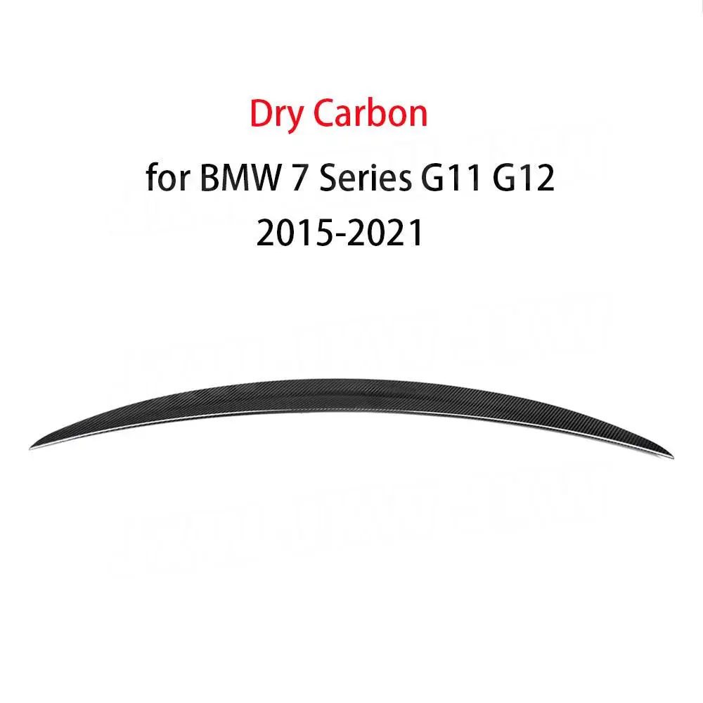 Dry Carbon fiber Rear Boot Spoiler for BMW 7 Series G11 G12 730i 740i 750i Sedan 2012-2021 Rear Trunk Spoiler Lid Wing