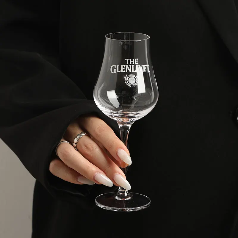 Glenlivet Whisky Smelling Crystal Cup Whiskey Scent Wine Cup Brandy Snifter Crystal Aroma Professional Tasting Glass