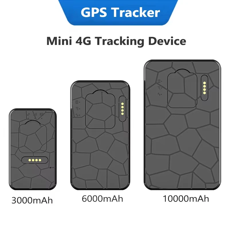 

4G Tracking Device 10000mAh Portable GPS Tracker Car 4G GPS Tracker Voice Monitor GPS Locator Magnet 10000mAh Tracker Device