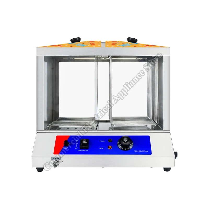 

Шкаф для подогрева еды, моторизованное кухонное оборудование для хот-догов, гамбургеров, напитков, оборудования для пищевой промышленности, настольная грелка для хот-догов