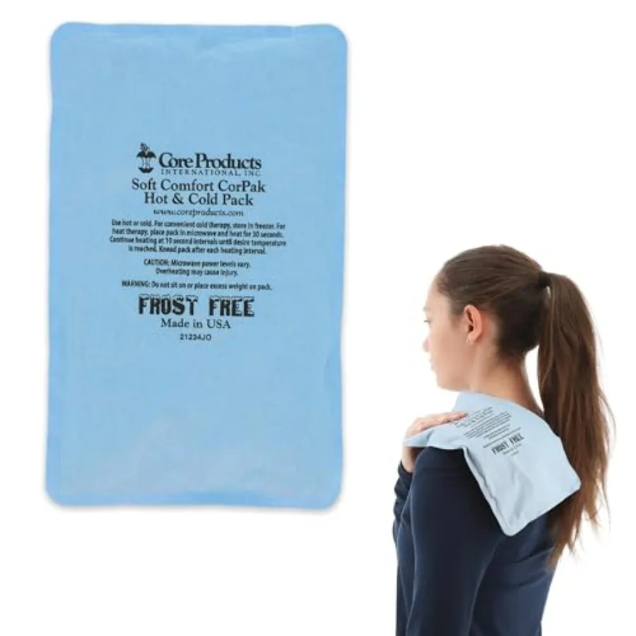 

Soft Comfort CorPak Reusable Hot and Cold Therapy Pack, Ice Pack for juries, NoFrost Compress for Muscle, Back and Jot Pa Relie