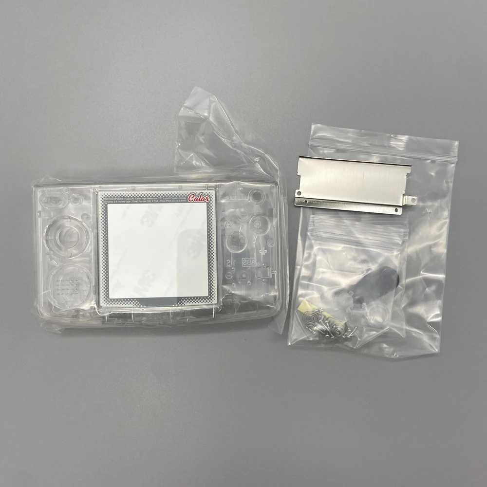 Shell de Habitação Plástica para SNK NGPC Slim Console, Kit Caso Capa, NEOGEO POCKET Color, Reparação e Substituição