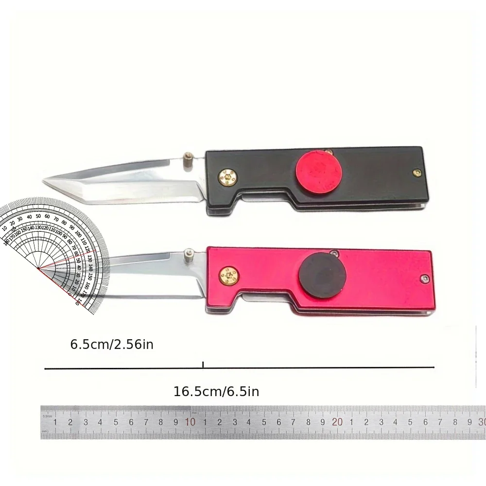 2024 new Gyroscope Knife Portable Folding Stainless Steel Knife Express Open Box Outdoor Portable Sharp Folding Knife