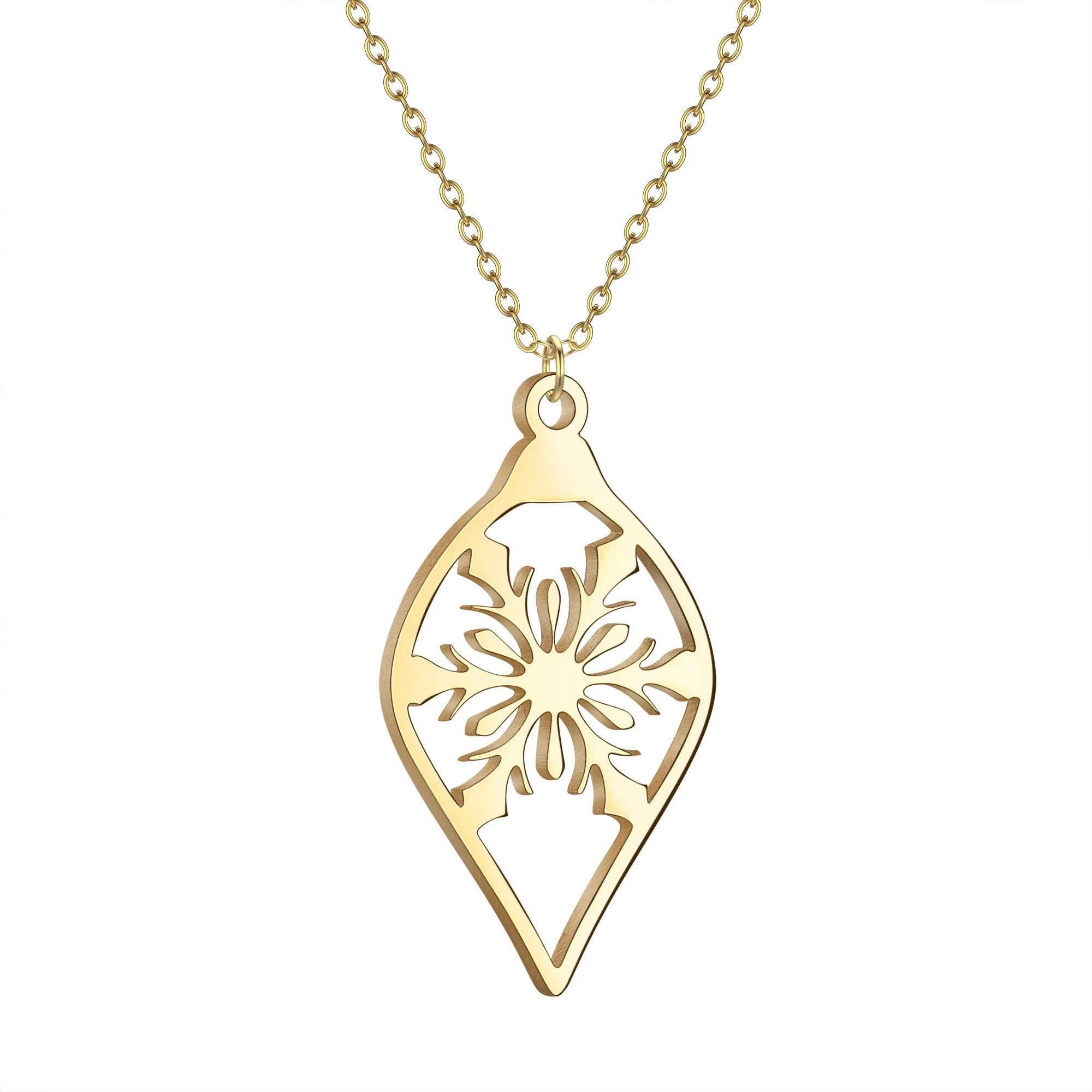 

Stainless Steel Necklaces Ballerina Heart Unicorn Crystal Zircon Pendants Chain Fashion Necklace For Women Jewelry Party Gifts
