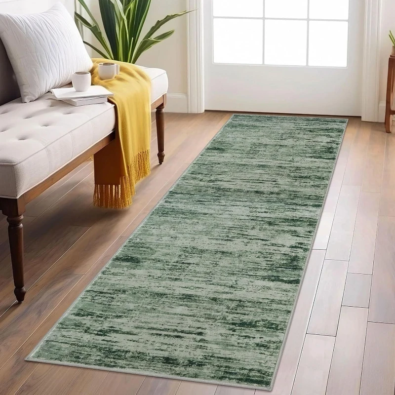 Printed Rug Abstract - Karpet VIKAMA Motif Garis Abstrak, Anti