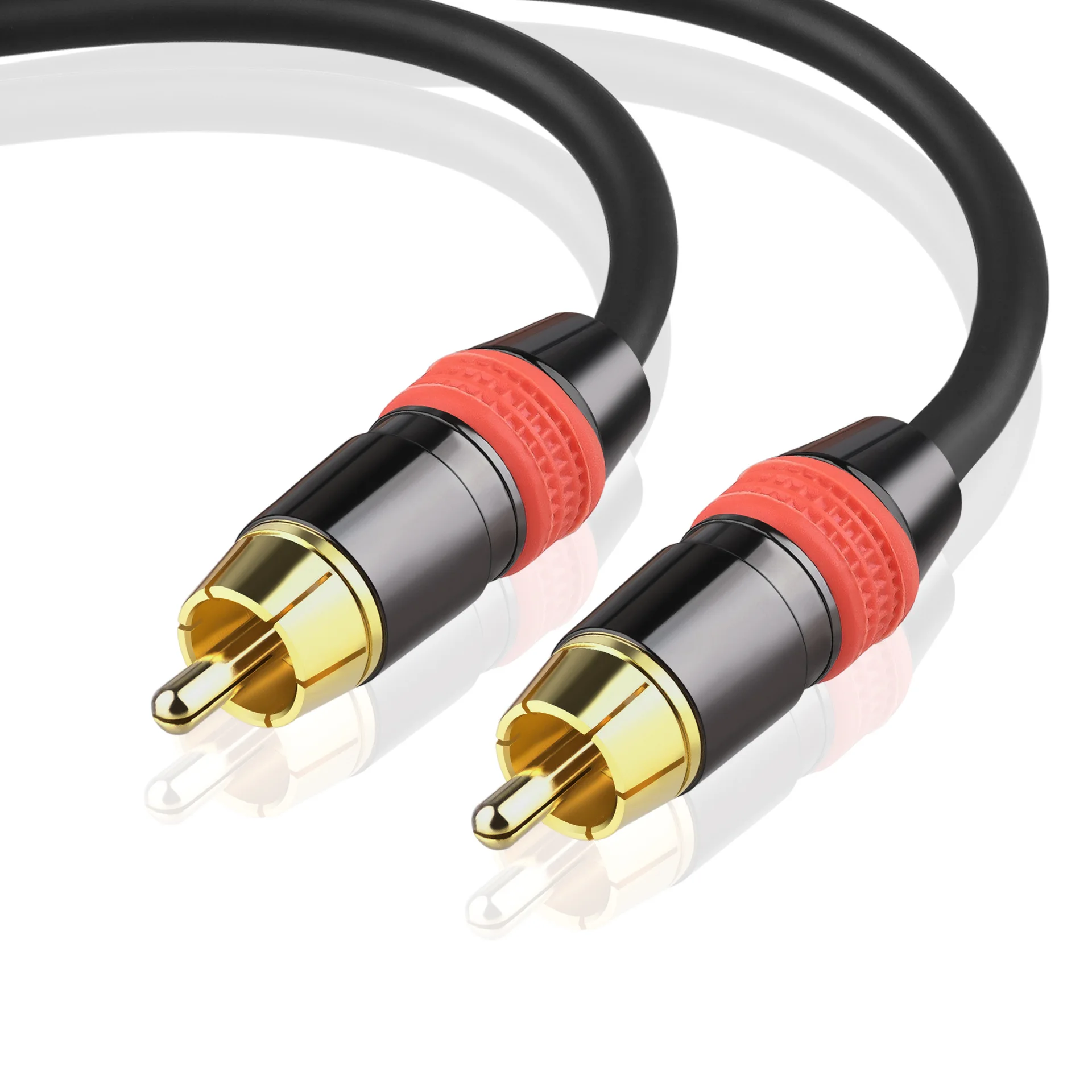 

Digital Audio Coaxial Cable Stereo Aux Connectors S/PDIF HiFi 5.1 RCA Male to RCA Male Cord for Home Theater, HDTV, Subwoofer