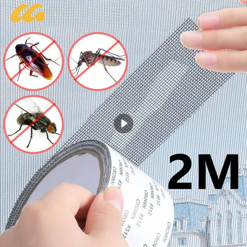 

Anti Fly Mosquito Net Window Screen Mesh Adhesive Mosquito Insect Flying Bug Net Curtains For Kitchen Window Home Protector Tool