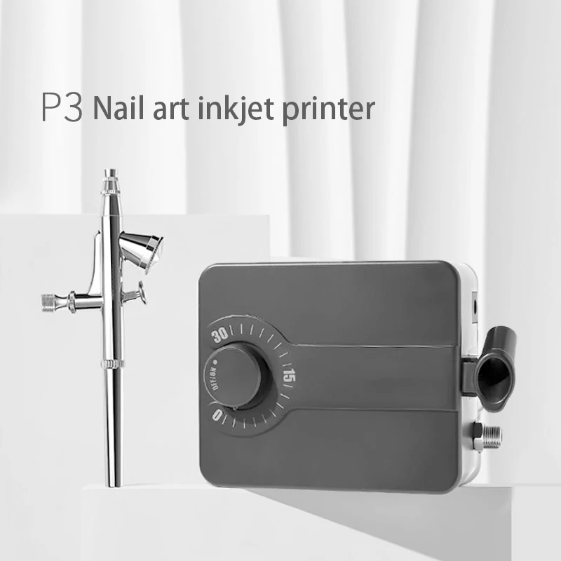 Nano Atomization Nail Airbrush Machine Professional Nail Art Tool for Gradient Stamping Spray Painting Easy Operation Salon Use