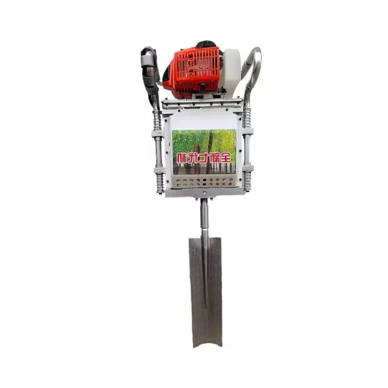 New Handheld tree spade digger Gasoline tree transplant machine  Small tree spade machine