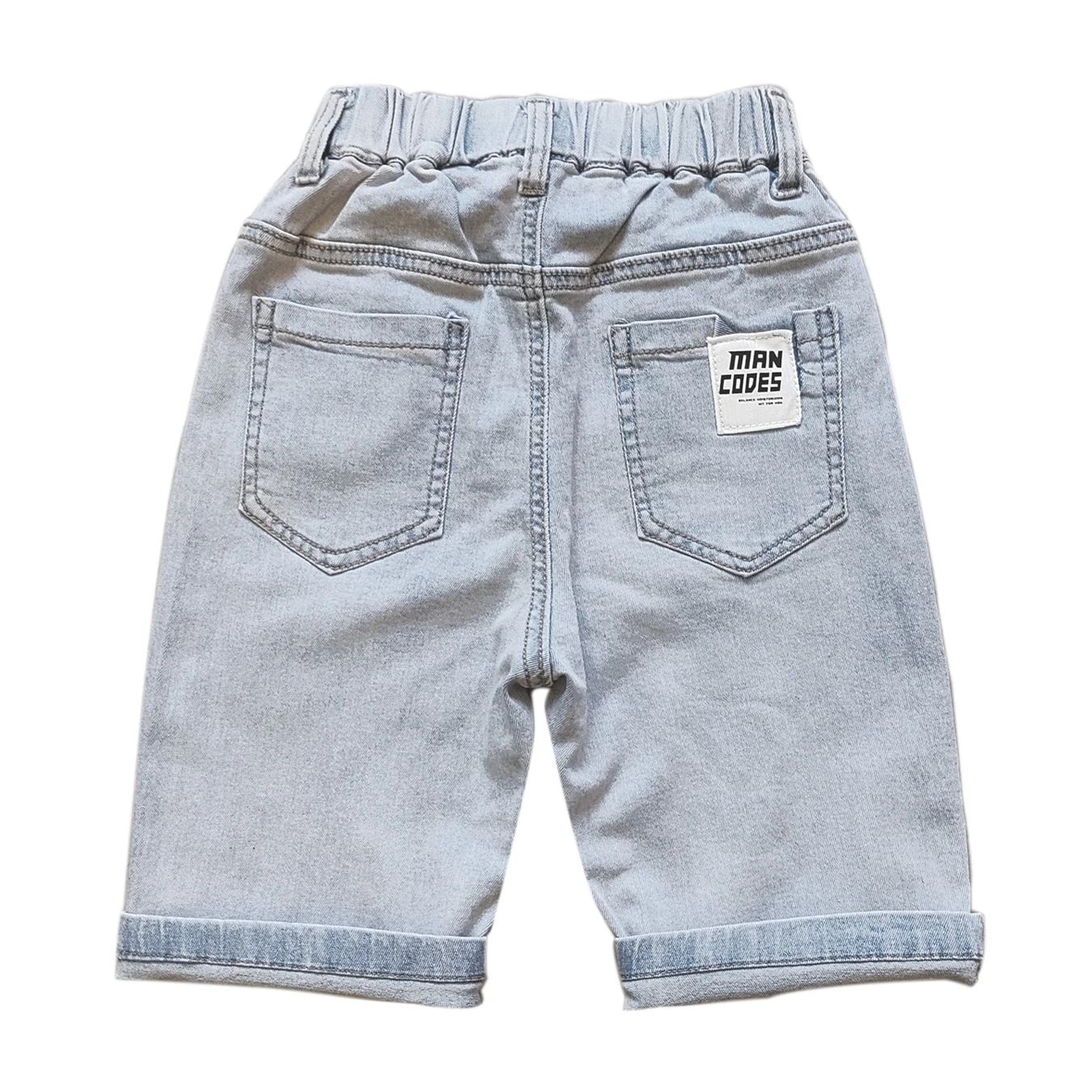 5103 casual  soft denim shorts  summer kids boys  shorts jeans loose 50%-70% length