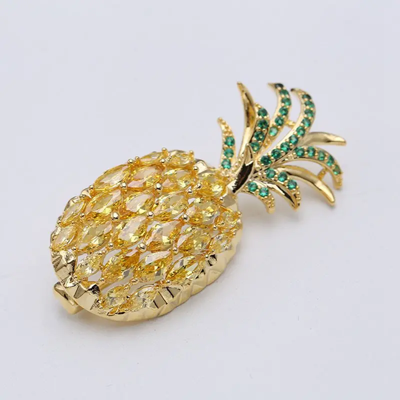 

2023 New Brooch For Women, Pineapple Fruit, Japanese And Korean Temperament, Personality, Fashionable Girl, Brooch Jacket, Acces