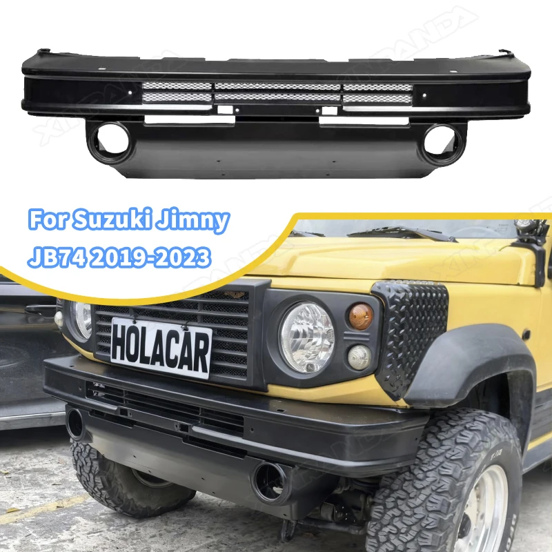 Best Selling Retro Style ABS Car Front Bumper Bar Jimny Car Front Bull Bar For Suzuki Jimny Bull BarJB74 JB64 2018+