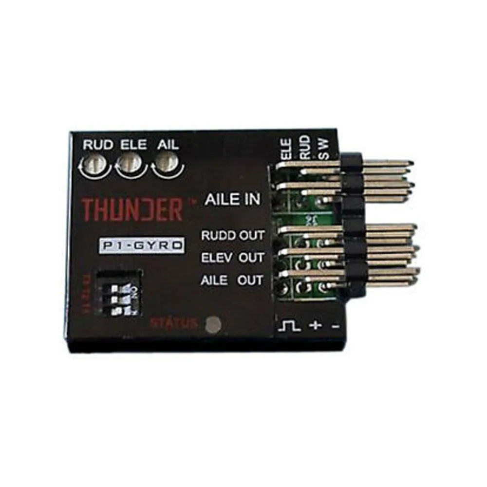 Novo controlador de vôo de 3 eixos P1-GYRO, sistema estabilizador P1 giroscópio para avião de asa de vôo fixo SU27