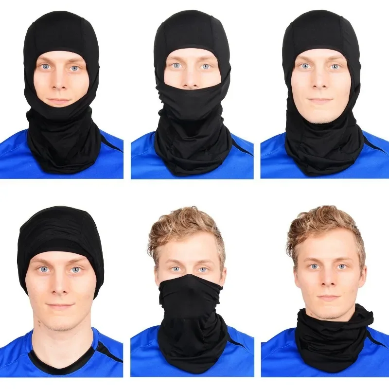 2023 New Unisex Balaclava Hats Face Mask UV Protection Ski Sun Hood Tactical Masks for Men Women Bonnet