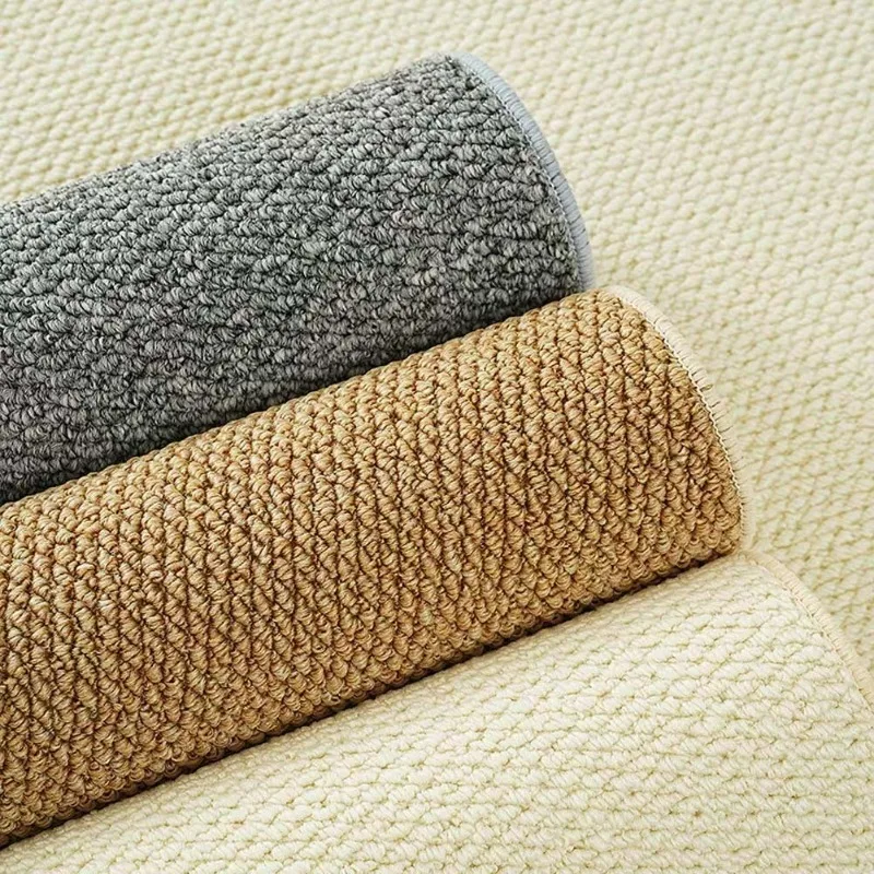 Faux Sisal Front Door Mat Kitchen Rug Outdoor Indoor Entryway Rug Non-Slip Home Use Carpet for Bedroom Living Room Floor Mats