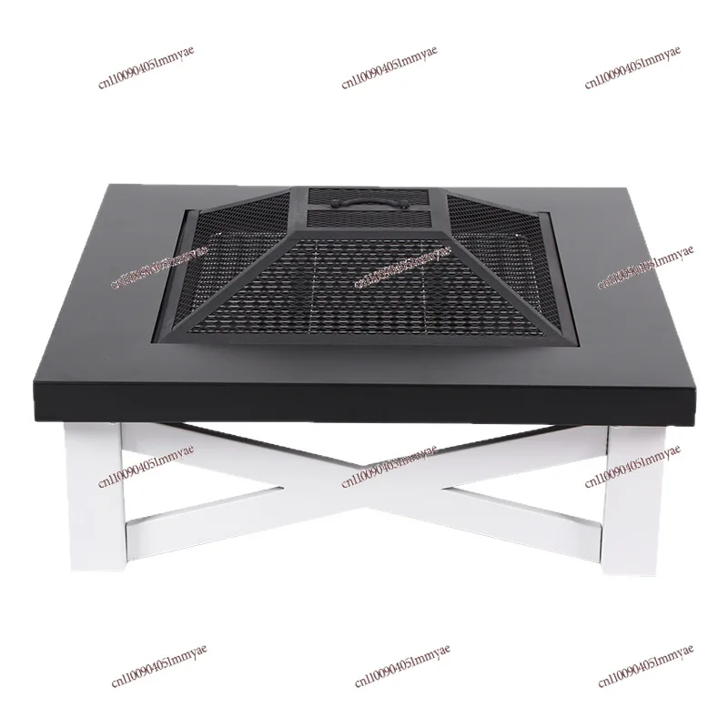 Firewood Campfire Stove Charcoal Outdoor Patio BBQ Grill Heater Indoor Brazier Household Vintage Wood Charcoal Grill Stove