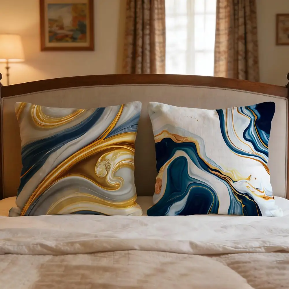 Style High-end Texture Cushion Cover 4Pcs Decorative Covers Soft Cushion Case for Sofa Couch Decor 40x40 45x45 Pillowcases