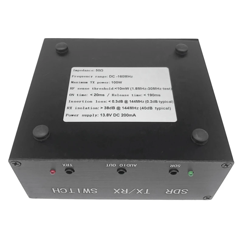 FULL-160Mhz الألومنيوم المحمولة SDR أجهزة الإرسال والاستقبال ، مفتاح الراديو ، هوائي Sharer ، معدات إشارة عملية ، TR صندوق التبديل ، 100 واط