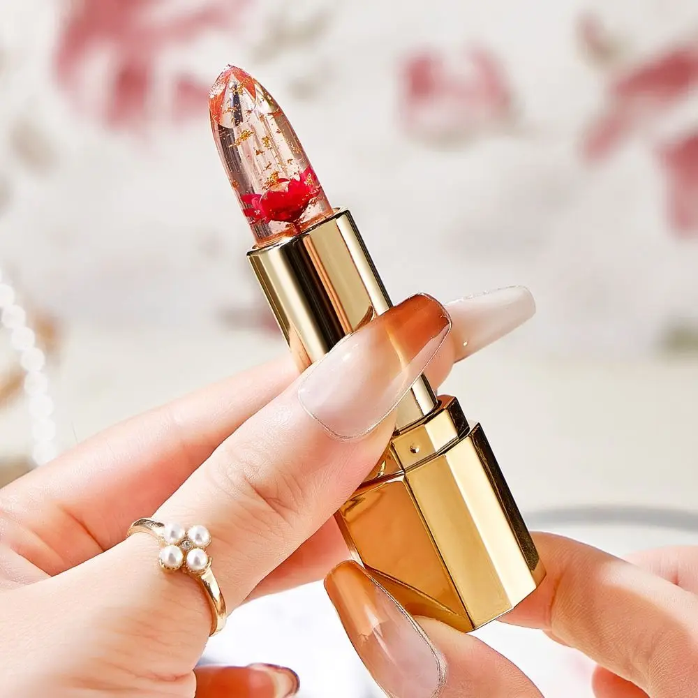 Moisturizing Temperature Color Change Lipstick Waterproof Nourishing Shimmer Jelly Lips Gloss Hydration Autumn Winter