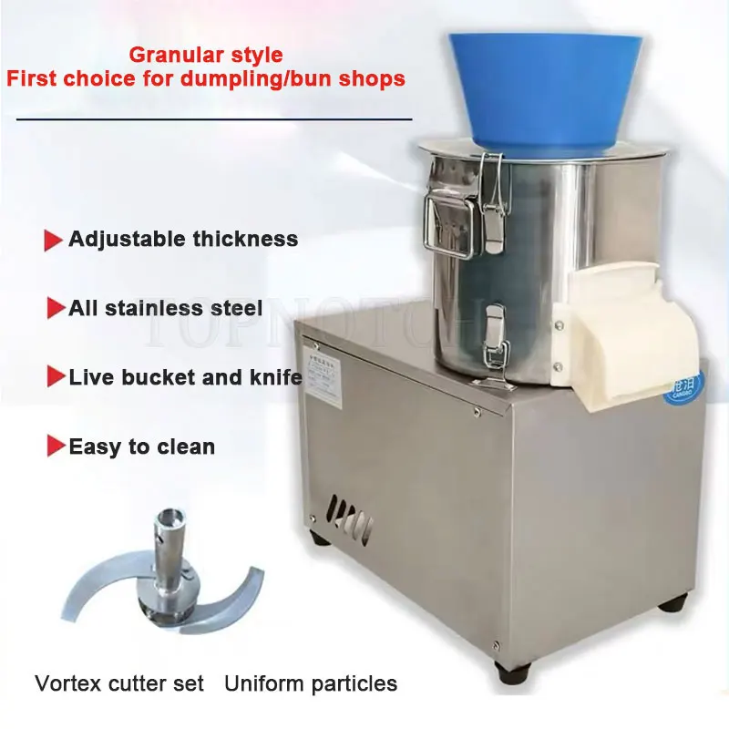 Commercial Electric Slicer Onion Mushrooms Cutter Industrial Vegetable Meat Cutting Machine Leek Chopper