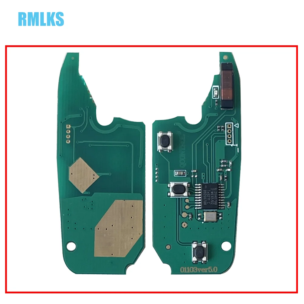 Flip Remote Car Key 433MHZ PCF7946 ID46 For Fiat 500 Punto Citroen Nemo Peugeot Bipper Vauxhall Combo Ford KA SIP22