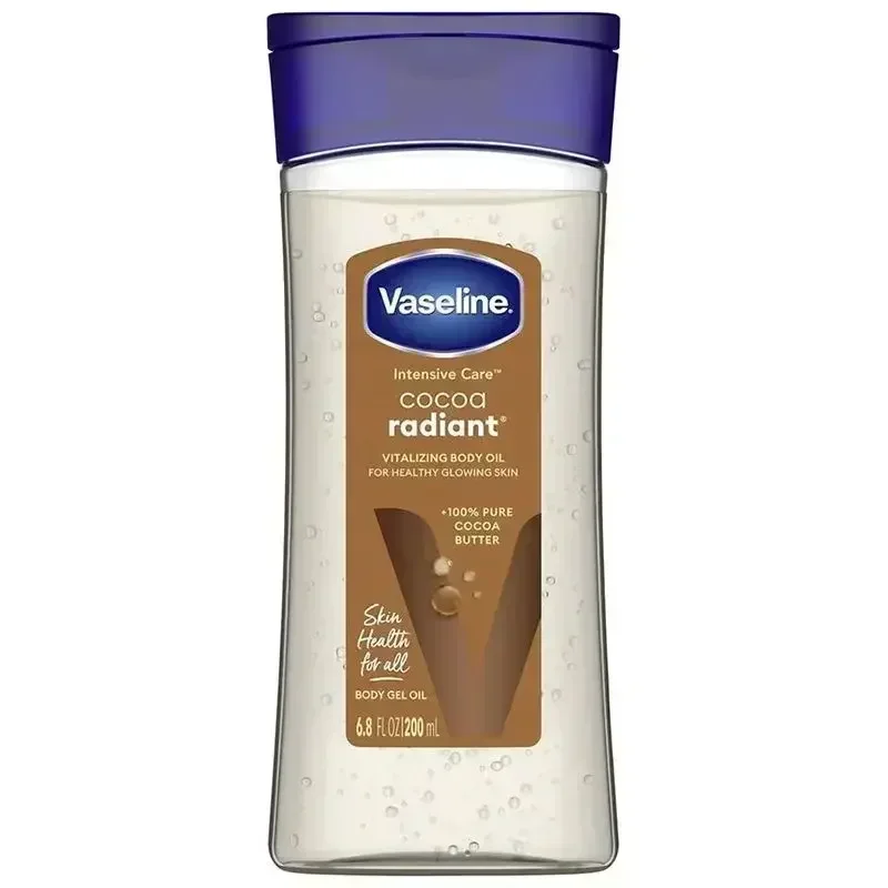 

200ml New Vaseline Cocoa Radiant Body Oil Lasting Care Body Essence Oil Moisturizing Light-textured Body Oil Skin Care Products