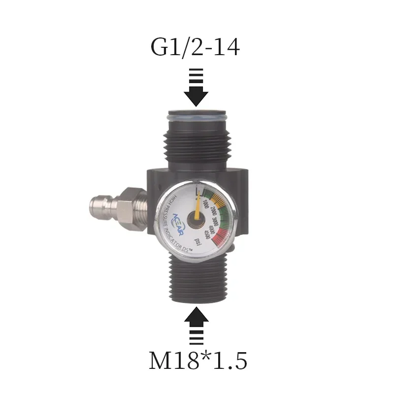 

Mini Gas cylinder refill supply valve, SodaStream adapter, CO2 air tank valve, aquarium, paintball diving accessories