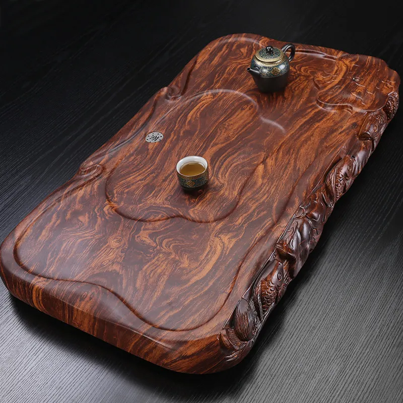 Modern Tea Tray Kitchen Giant Nordic Vintage Accessories Tea Tray office Gongfu Decorative bandejas de madera Rectangular Tray