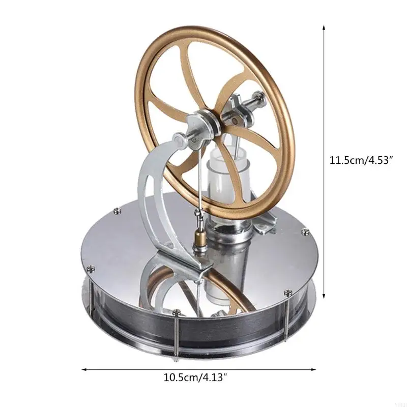 Y5LB Modelli da scrivania Giocattolo educativo Modello Stirling Engine Steam Heat Modello educativo Giocattolo