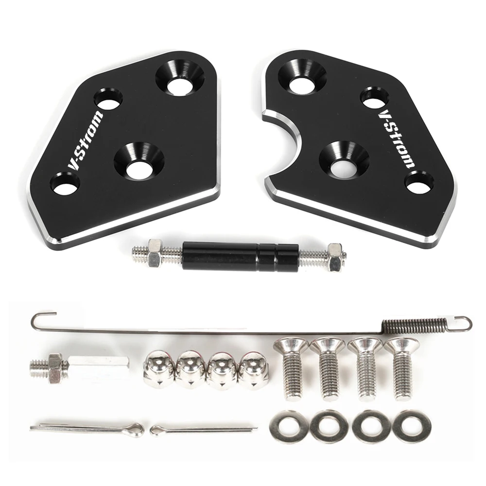 For SUZUKI DL650 DL1000 DL V-Strom 650 VStrom 1000 Motorcycle Accessories CNC Footrest Footpeg Lowering Drop Link Bracket Parts
