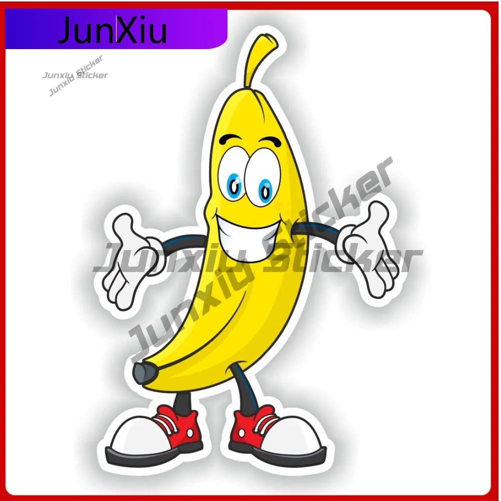 

Funny Banana Fashion Auto Surface Decoration Fits Vehicle Exterior Decoration Needs Stickers Uv Protection Surface Protection